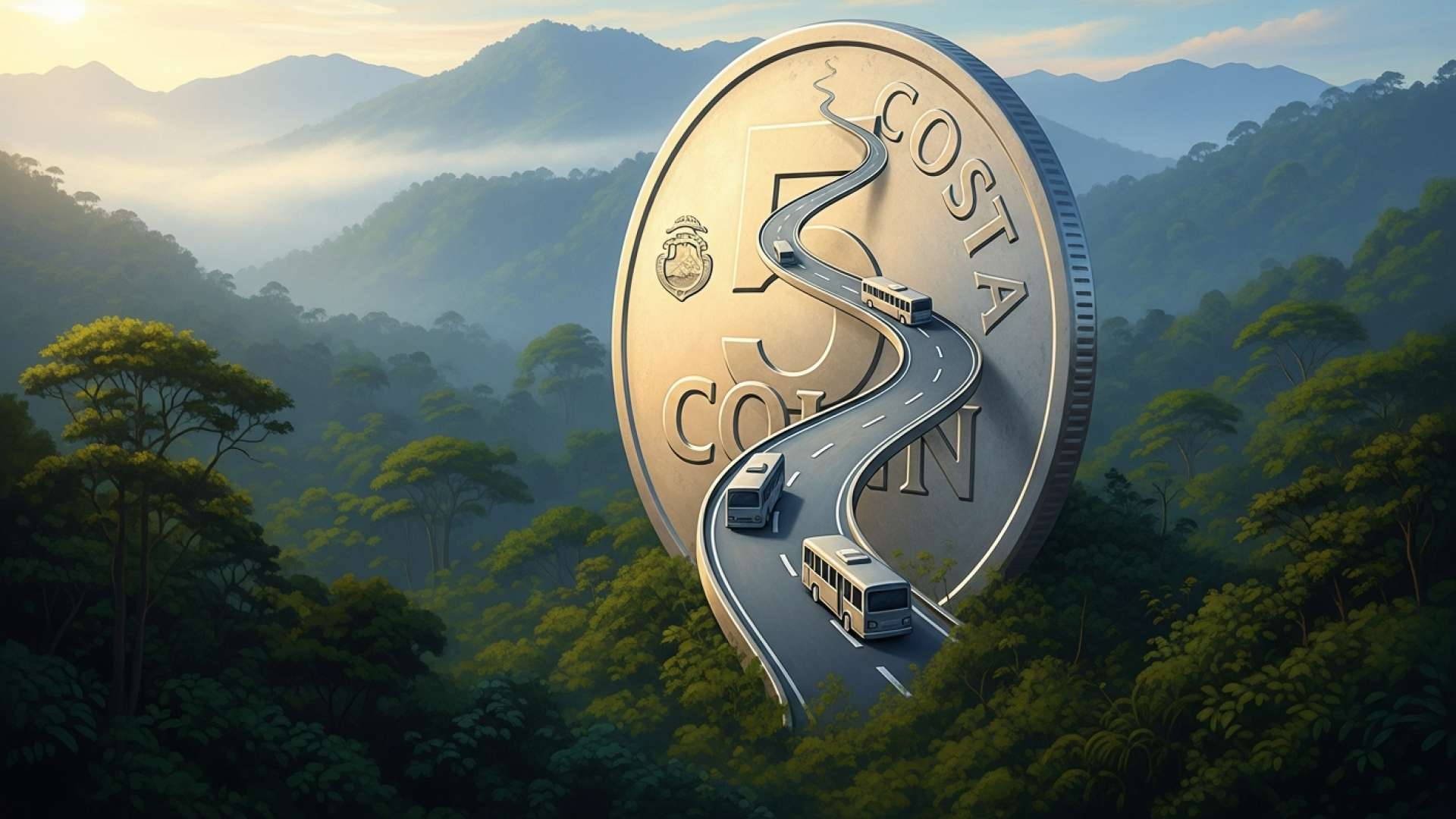 コスタリカ　5コロン硬貨が消えたため公共料金を値上げ