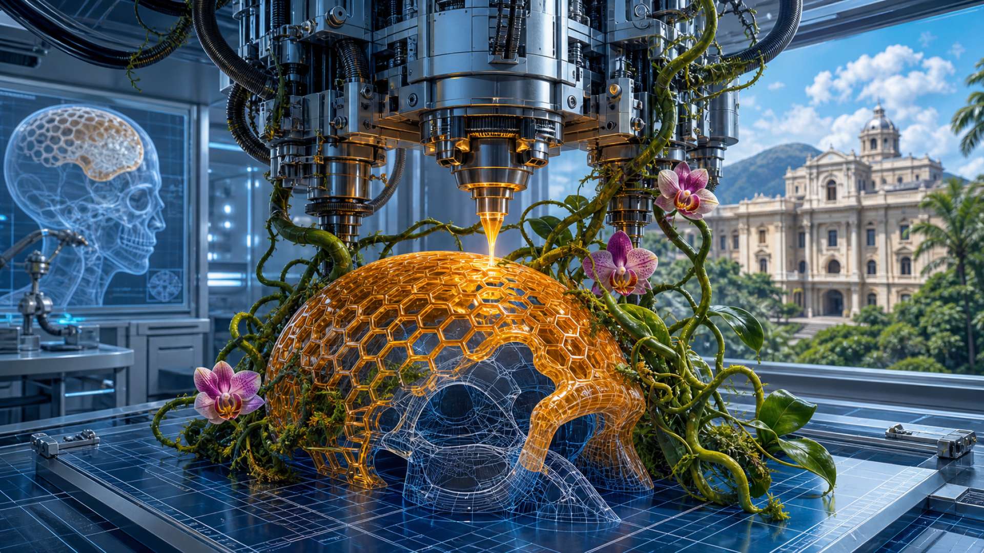 コスタリカ社会保障、初の社内製3Dプリント頭蓋インプラントで神経外科を革新