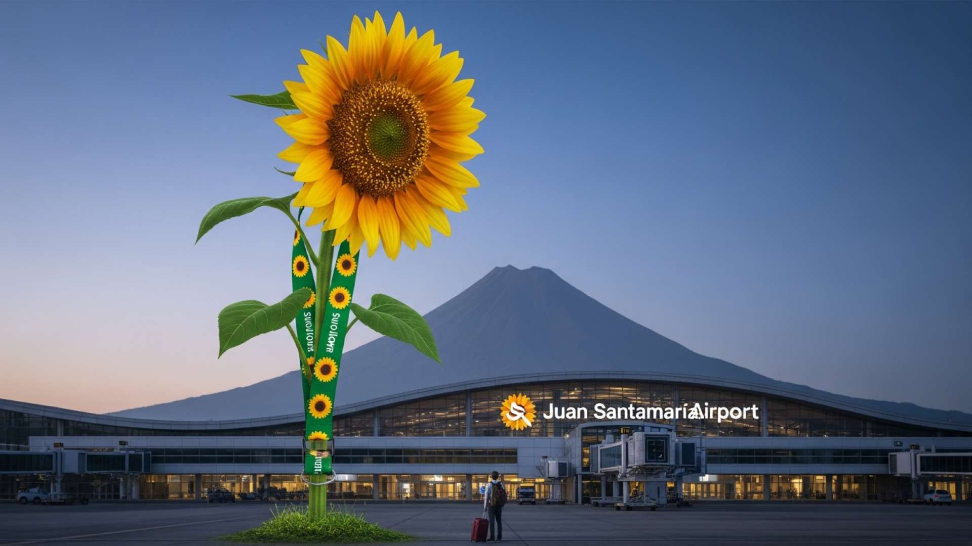 コスタリカの主要空港、隠れた障害の世界的シンボルを採用