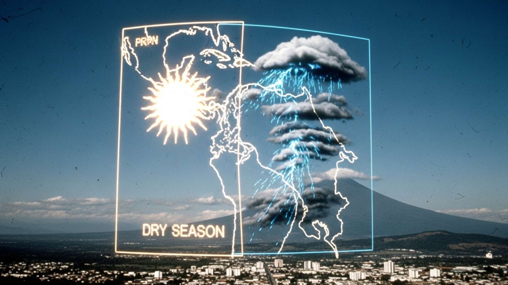 コスタリカ全域で雨が一時的に収まる、乾燥した気団がもたらす安堵感