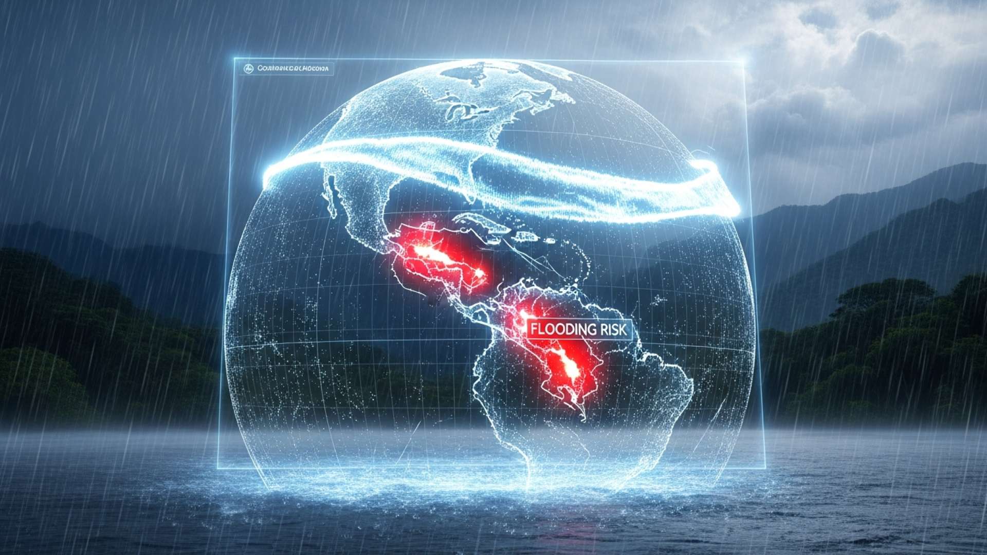 コスタリカ全域で広範囲にわたる降雨が予想されている