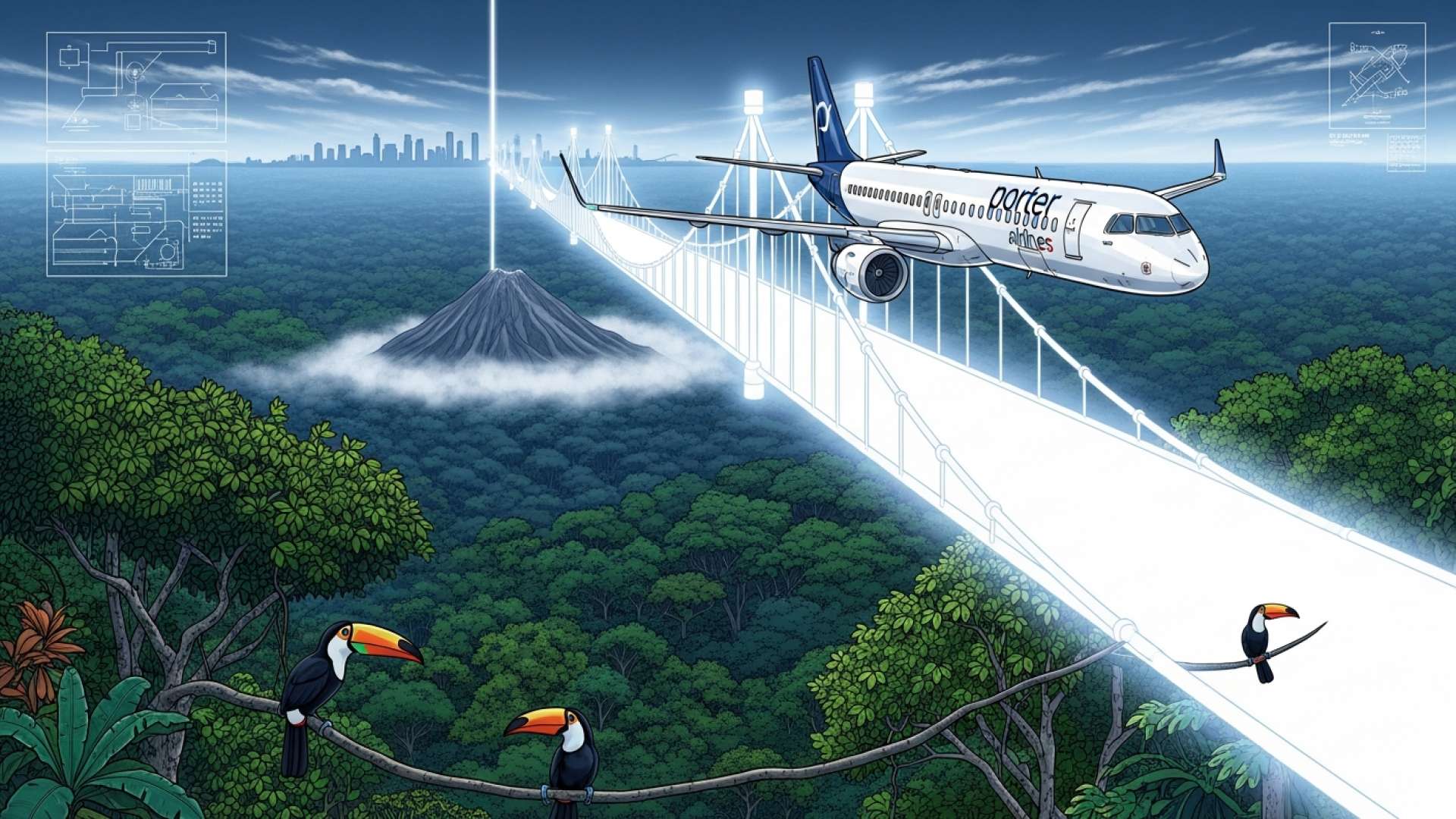 ポーター航空、カナダからコスタリカへの旅行を拡大しサンホセへの新規路線就航