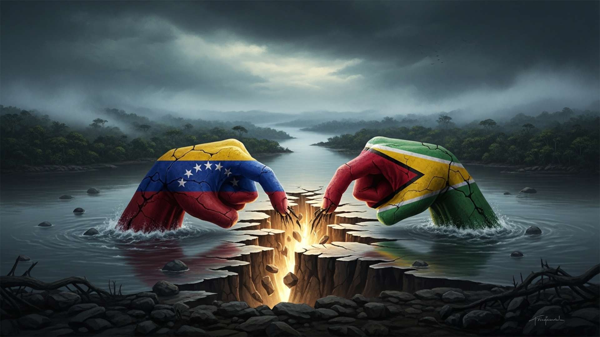 大統領のブローチがベネズエラとガイアナの間で外交危機を引き起こす