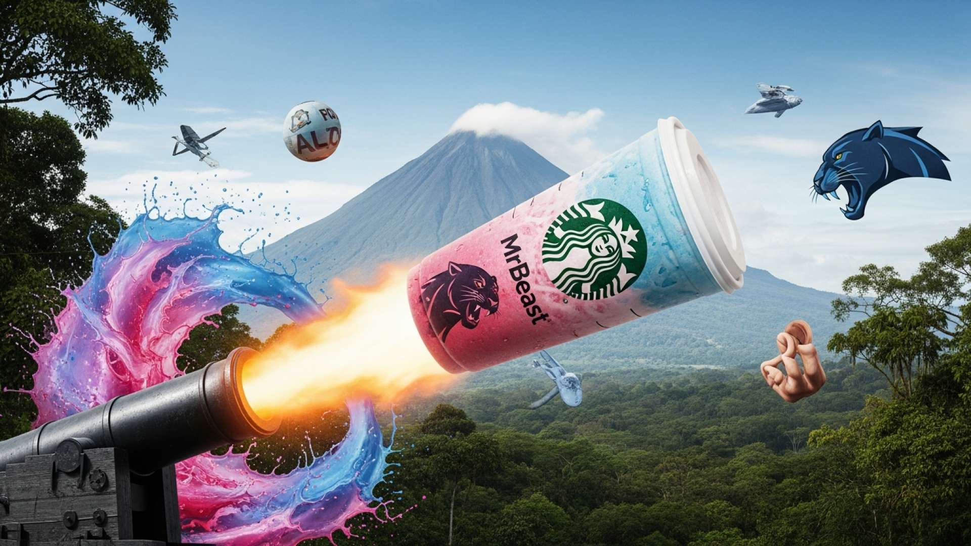 スターバックスとMrBeast、コスタリカで限定版キャノンボールドリンクを発売