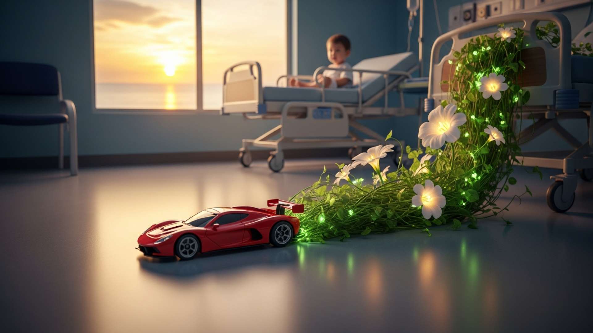 おもちゃの車がプンタルェナスの子供たちの外科的体験を変える