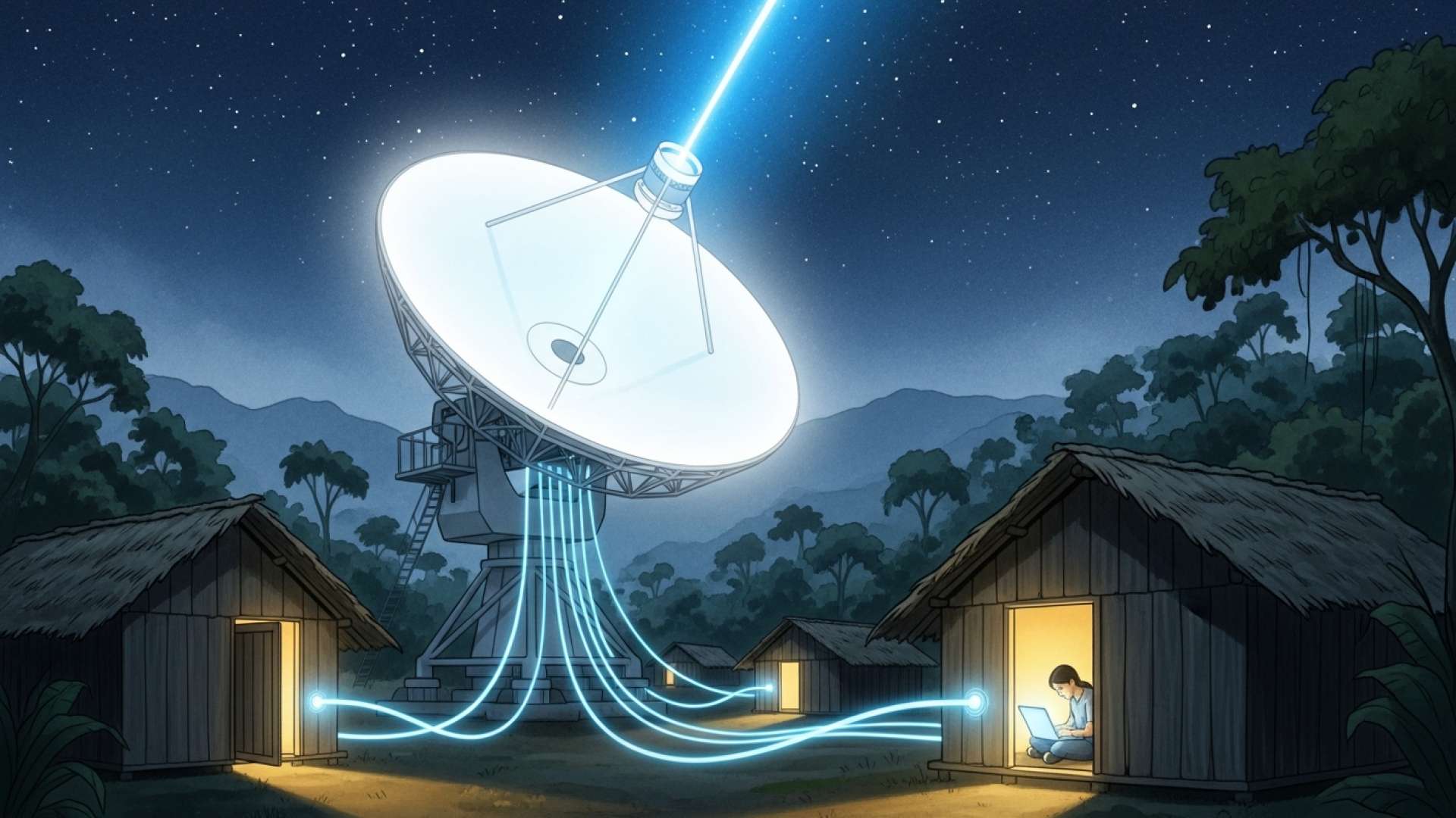 UNEDの衛星教室が教育をコスタリカの最も遠隔地に届ける