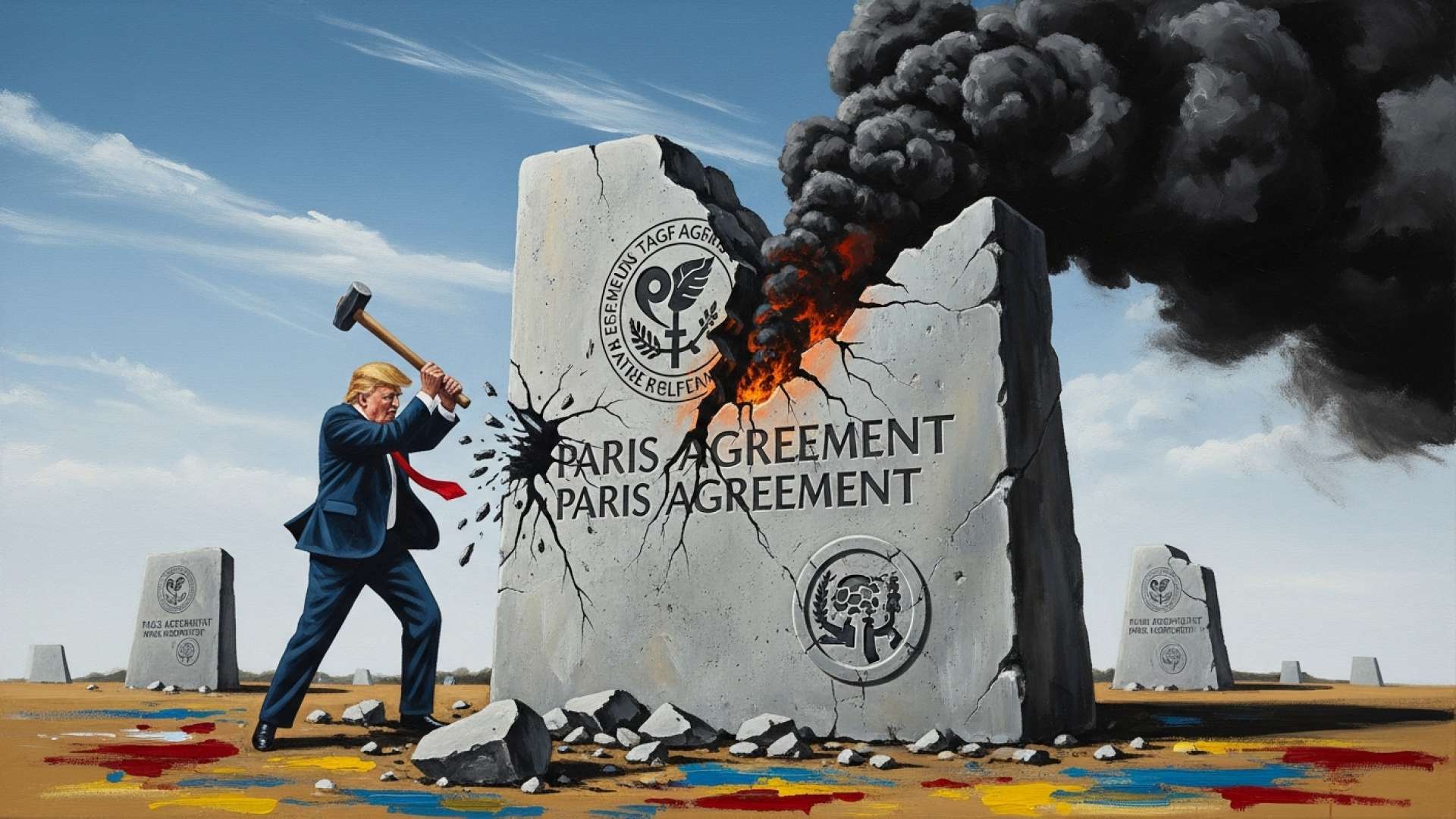 米国、パリ協定からの離脱を表明し、世界的気候変動対策に打撃を与える